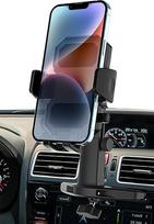 woleyi Car Mobile Phone Holder CD Slot, Mobile Phone Car Holder CD Slot with Telescopic Arm and 360° Rotation, Car CD Compartment Mobile Phone Holder for iPhone 15 Pro Max Plus 14 13, Samsung, Huawei,