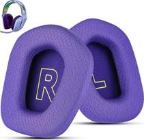 Wzsipod Breathable Mesh Replacement Ear Pads for Logitech G733 & G335 Gaming Headset - Optimal Sound Quality, High Quality and Durable Ear Pads (Purple)