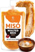 YAMASAN KYOTO UJI Miso pasta, pagaminta Japonijoje, idealiai tinka Miso sriubai, sriuboms ir troškiniams, prieskoniams gaminti, autentiška sojų pupelių pasta, be priedų (300 g)