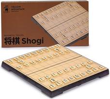 Yellow Mountain Imports Shogi japoniškų šachmatų magnetinių kelioninių žaidimų rinkinys - 24,4 cm