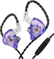 Yinyoo KBEAR Storm Headphones with In-Ear Monitor for Singers, Drummers, Musicians, Bassists, High Resolution Wired In-Ear Headphones, Custom IEM, Detachable Silver Plated OFC Cable