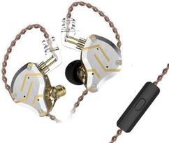 Yinyoo KZ ZS10 Pro In-Ear Monitor Earphones, 4 Balanced Armature and 1 Dynamic Driver (4BA and 1DD) Hybrid, Hi-Fi In-Ear Headphones, Earbuds 0.75 mm 2-Pin Cable, KZ Headsets