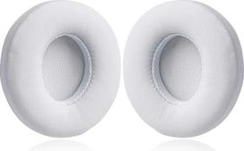 YOCOWOCO Replacement Ear Pads for Beats Solo 2 Wireless/Solo 3 Wireless On-Ear Headphones Earpads with PU Leather and Memory Foam (White)