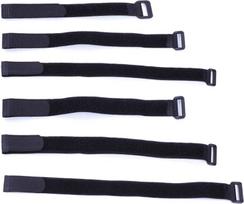 YOFASEN Cable Ties Velcro - Reusable Velcro Straps Self-Adhesive Cable Organizer, black