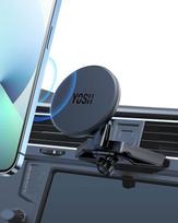 YOSH Mag-Safe Car Mobile Phone Holder for CD Slot, Magnetic Mobile Phone Holder Car for iPhone 16/15/14/13/12 Series & Mag-Safe Cases, 360° Rotating Mobile Phone Holder, Compatible with Car CD Slot