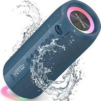 ZEALOT Bluetooth Speaker S51 Pro with Light, Music Box, Portable Blueooth Box, 40 W Powerful Stereo, Dual Pairing, AUX Connection, USB, Micro SD/TF, Bluetooth 5.2 and IPX6 Waterproof