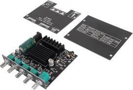 ZK-MT21 Bluetooth Power Amplifier Board 2.1 Channel DC 12V to 24V HiFi DIY Audio Power Amplifier Module for 20 to 100W 4 to 8Ω Speaker