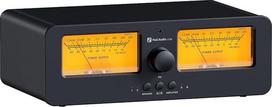 [Patobulinta] "Fosi Audio LC30 VU Meter" stiprintuvo garsiakalbio selektoriaus dėžutė, 2 krypčių analoginis garso jungiklis, skirtas stereofoniniam "HiFi" stiprintuvui ir pasyviesiems garsiakalbiams, namų garso komponentas su nuotolinio valdymo pulteliu