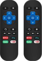 【Pack of 2】Replacement Remote Control Compatible with Roku Box Model: Roku 1, Roku 2(HD, XD, XS), Roku 3, Roku LT, HD, XD, XDS, Roku N1, Roku Express, Roku Express+