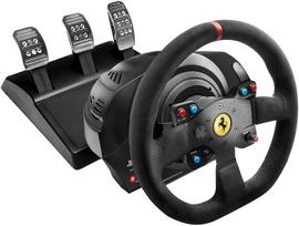 Vairas Thrustmaster T300 Ferrari Integral Alcantara Edition + 3 Pedalai