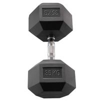 Hexagon šešiakampis hantelis 35kg pora