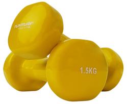 Viniliniai Tunturi hanteliai 1,5kg
