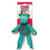 KONG Floppy Knots Hippo patvarus pliušinis žaislas šunims M/L