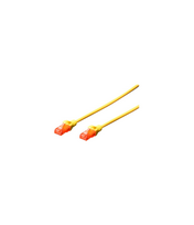 Digitus Patch cord | CAT 6 U-UTP | AWG 26/7 | Cable length: 2 m | Yellow