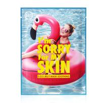 I'M SORRY FOR MY SKIN vėsinanti ir raminanti lakštinė veido kaukė su želinės tekstūros esencija, 10 vnt.