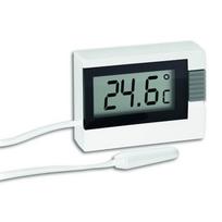 Termometras su 2.5m zondu vidaus ir išorės temperatūroms matuoti su METROLOGINE PATIKRA TFA 30.2018.02