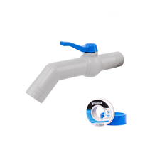 Ventilis 45° plastikinis 1" iš.sr. x 32 mm žarna
