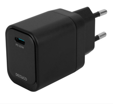 USB-C sieninis įkroviklis DELTACO USBC-AC151/1903150 1x USB-C PD 20 W Juodas