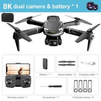 Naujas originalus V88 MINi Drone Professional HD antena su dviguba kamera įvairiakrypte kliūčių vengimo dronu keturkopteriu žaislas dovanų vaikams 1 battery juoda