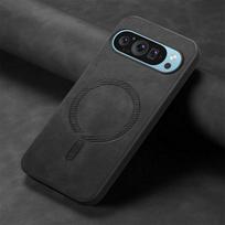 Magsafe odinis galinis dėklas, skirtas Google Pixel 9 Pro XL 5G 2024 Luxury Cover Magnetic Funda Pixel 8A 7A 8 Pro Case Phone Pixel9 7 A Pixel 7 juoda