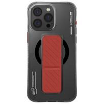 Skinarma axon iPhone 16 Pro Max 6.9" Magnetic Charging + Grip Stand case, black