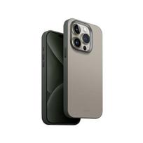 uniq lyden DS iPhone 15 Pro Max 6.7" Magclick Charging Case, beige-green/ivory-lichen