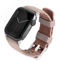 uniq Linus Apple Watch strap Series 1/2/3/4/5/6/7/8/9/SE/SE2 38/40/41mm. Airosoft Silicone in pink/blush pink