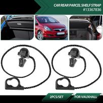2 vnt. Automobilio galinės bagažinės lentynos laidas Dirželis Virvė Vauxhall Opel CORSA D E 2007-2022 5 DURYS 13367836 Automobilio interjeras