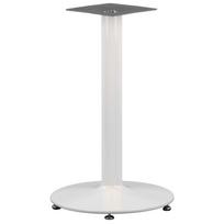 Stalo padas, ⌀460mm, H=725mm, dažytas milteliais, baltas, plienas