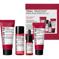 Some By Mi Snail Truecica Miracle Repair Starter Kit dovanų rinkinys sausai, į aknę linkusiai odai