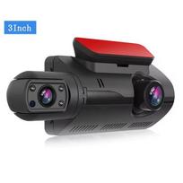 Dual Lens Dash Cam automobiliams Black Box HD 1080P automobilinis vaizdo įrašymo įrenginys su WIFI naktinio matymo G jutiklio kilpos įrašymo DVR automobilio kamera 3 inch without WIFI