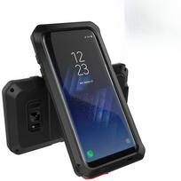 Skirta Galaxy S24 S23 S22 S21 S20 Note 20 Ultra S10 8 Plus Šarvuotas Metalinis Tanko Telefono Dėklas Smūgiams Atsparus Apsaugantis nuo Dulkių Bamperio Dangtelis S20(With Glass) juoda