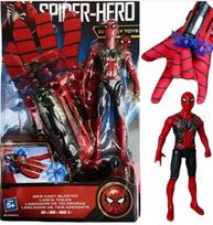 Žmogus voras pirštinė-šaudyklė su šoviniais ir Figūrėle Spider Man