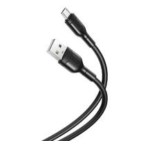 USB kabelis į Micro USB XO NB212 2.1A 1m (juodas)