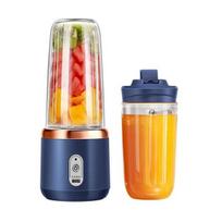 Kokteilinė [DUPLICATE 175699713] Smoothie maišytuvas, nešiojamas trintuvas, mini USB plakiklis kokteiliams, plakiklio stovas su 2 400 ml buteliukais be BPA, kokteiliams, kokteiliams, ledams, vaisių ir daržovių gėrimams