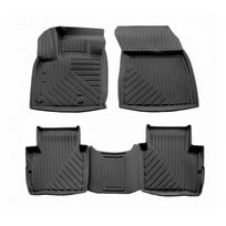 Guminiai 3D kilimėliai NISSAN Qashqai (J12) 2021→ (Juodos spalvos)