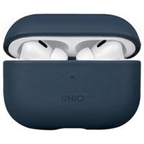 uniq case for Terra AirPods Pro 2nd generation. Genuine Leather (2022/2023) in space blue