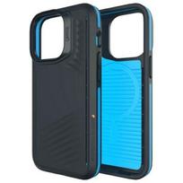 Gear4 Vancouver Snap MagSafe case for iPhone 13 Pro, black/blue/black-blue