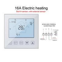 KETOTEK 16A/3A WIFI Smart Kambario termostatas Elektrinis grindų šildymas Temperatūros valdiklis Voice Touch