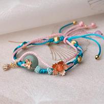 Handmade Bracelet Color Simple Hand Rope Ethnic Style Handmade Bracelet Women as the picture