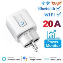 16A 20A EU Smart Socket WiFi Smart Plug Sockets Stebėjimo laiko funkcija Valdymas balsu Veikia su Tuya APP Alexa Google Home