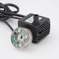 3W/5W Panardinamas akvariumų vandens siurblys su 4 RGB LED lemputėmis, reguliuojamu srautu, tvenkiniams, fontanams, hidroponikai, žuvų bakų dekoravimui 3W juoda