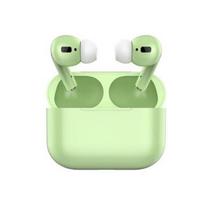 Belaidės ausinės „Bluetooth 5.0“ Spalvingos ausinės, skirtos „IOS Android“, su mikrofono jutikliniu valdymu Stereo muzikos į ausis įdedamos „HiFi“ ausinės žalia