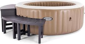 "Intex Spa 28515" šoninis staliukas 2 vidutinių šoninių staliukų ir 2 didelių šoninių staliukų rinkinys