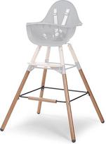 Childhome, Extra langes Beinset für Baby-Hochstuhl Evolu 2, für die Höhe von 90cm einer Kücheninsel oder Küchenbar, Fußstütze, Buchenholz, einfach zu montieren, Farbe Anthrazit
