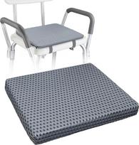 Dušo kėdės sėdynės kilimėlis - "4D Mesh Soft Cushion Transfer Bench Cushion Bath Stool Padded for Elderly with Disabilities", 15 "L x 14" W x 1.25" H