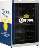 °CUBES "Corona" 115 l talpos šaldytuvas su stiklinėmis durimis ir 4 lentynomis