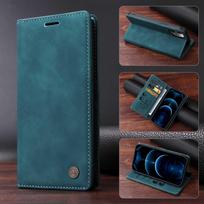 Vintage odinis atverčiamas dėklas, skirtas Samsung Galaxy A15 A54 A34 A24 A14 A05S A32 A22 A23 A73 A53 A52S A71 A51 M32 5G M22 piniginės kortelės lizdo knygos stovo dangtelis Samsung A05S mėlyna