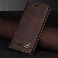 Atverčiamas PU odinis apsauginis telefono dėklas, skirtas Xiaomi Mi POCO F3 X3 NFC 10T Redmi Note 10 9 8 7 Pro 10S 9S 8T Redmi 9A 9C 8A 7A Kortelės lizdo piniginės galinis dangtelis Redmi Note 8T kava
