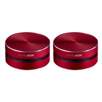 Belaidis BT garsiakalbis kaulo laidumo garsiakalbiai mini nešiojamas garsus stereo garsas, įmontuotas mikrofonas 2 pack raudona